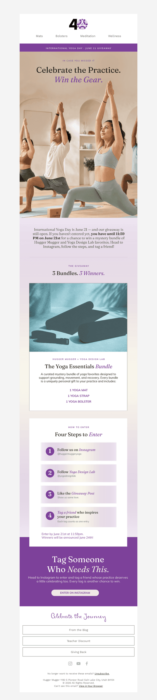Hugger Mugger email from Fri, Jun 19, 2026