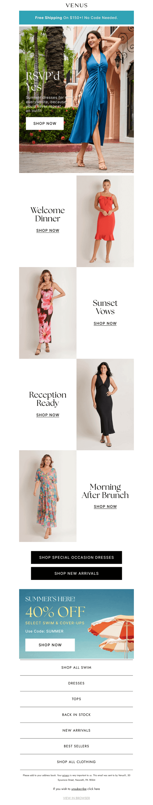 You RSVP’d, Now Get the Dress(es)