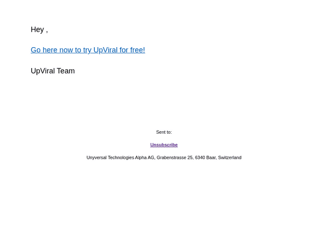 Upviral email from Sat, Jun 20, 2026