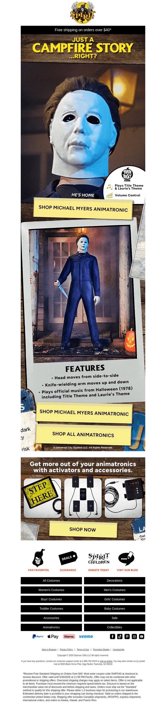 NEW Michael Myers animatronic 🔪