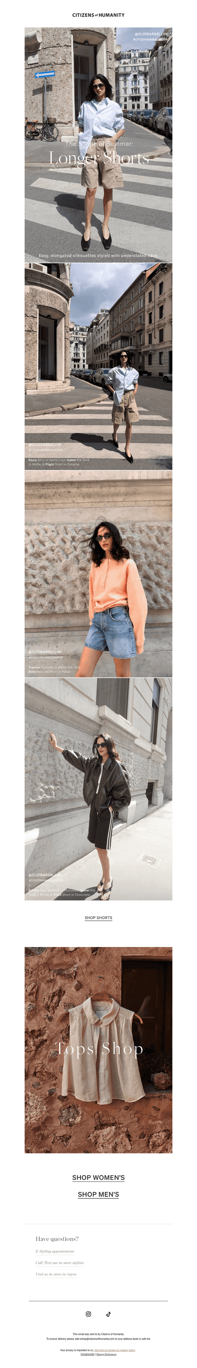 The Shape of Summer: Longer Shorts