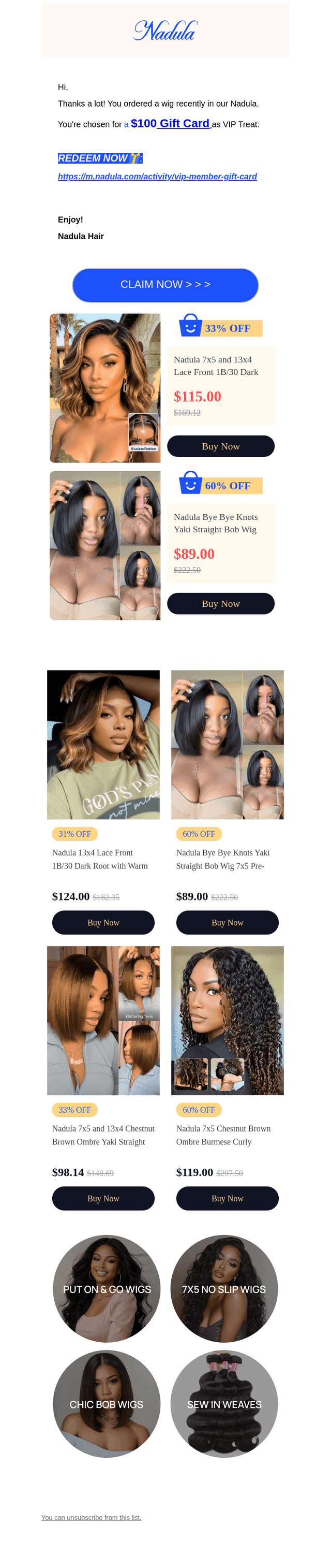 Nadula Hair email from Sat, Jun 20, 2026
