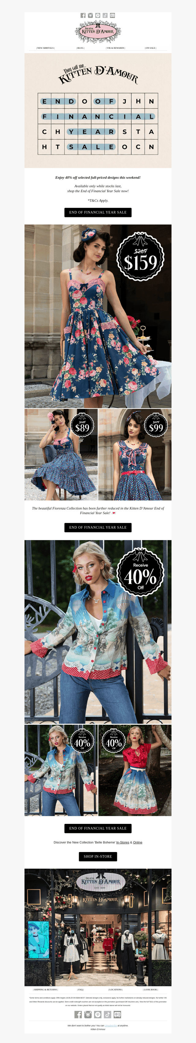 40% Off Full-Priced Designs*! 🏷️