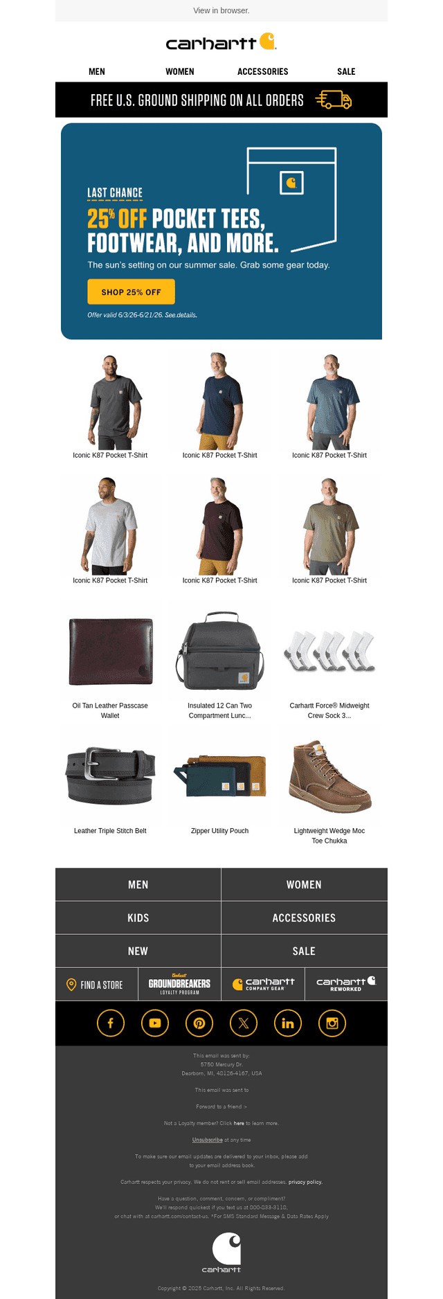 Last call for 25% off