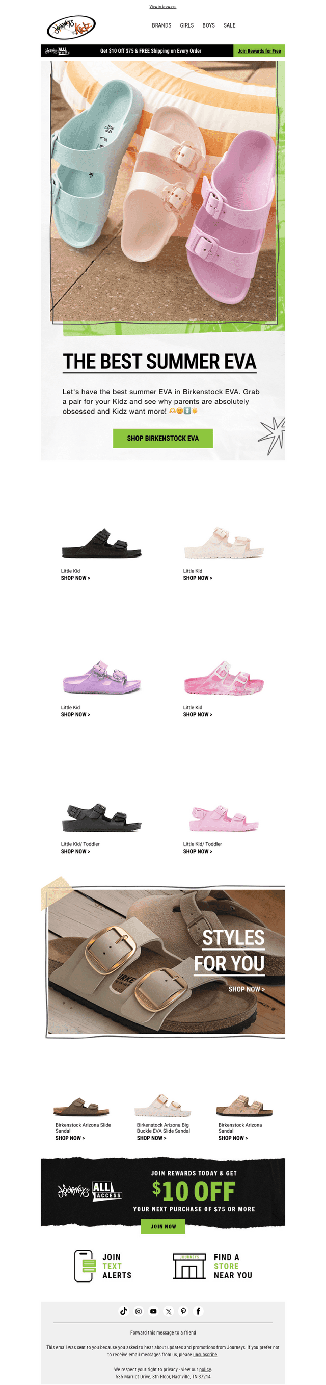 Pool-ready sandals for kidz 🌊