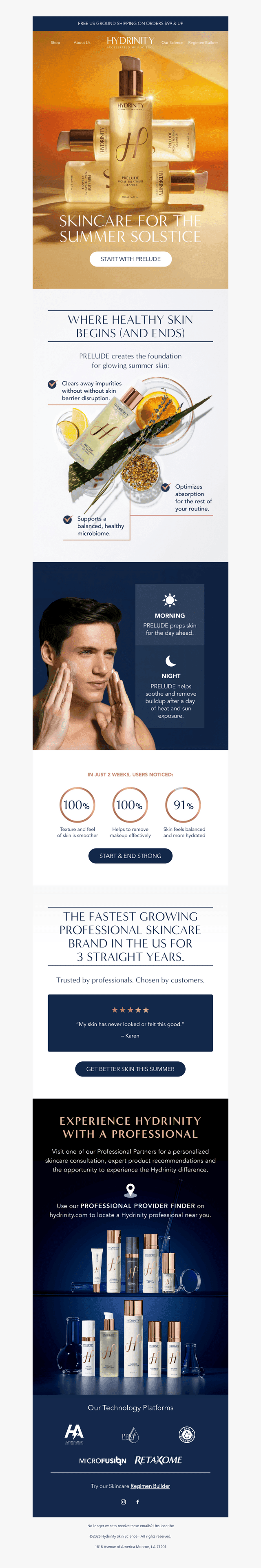 Start and End the Summer Solstice with clean skin