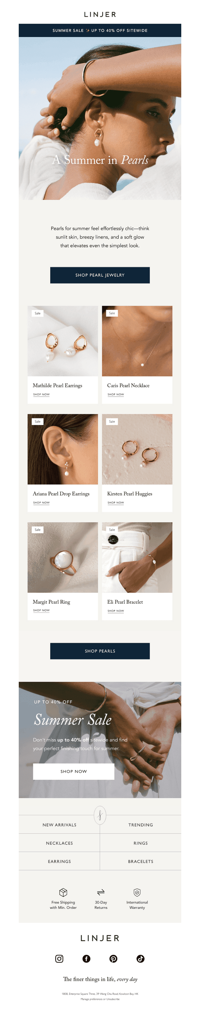 Pearls for Summer 🐚