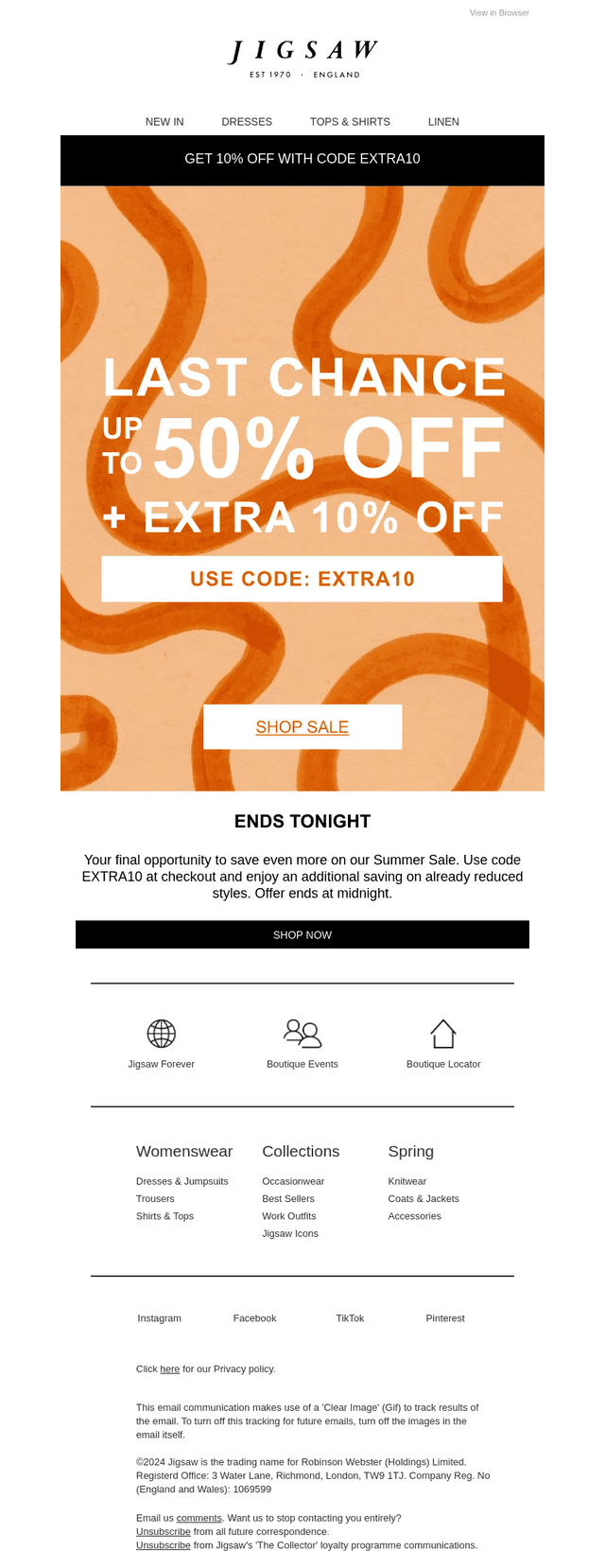 Jigsaw email from Mon, Jun 22, 2026