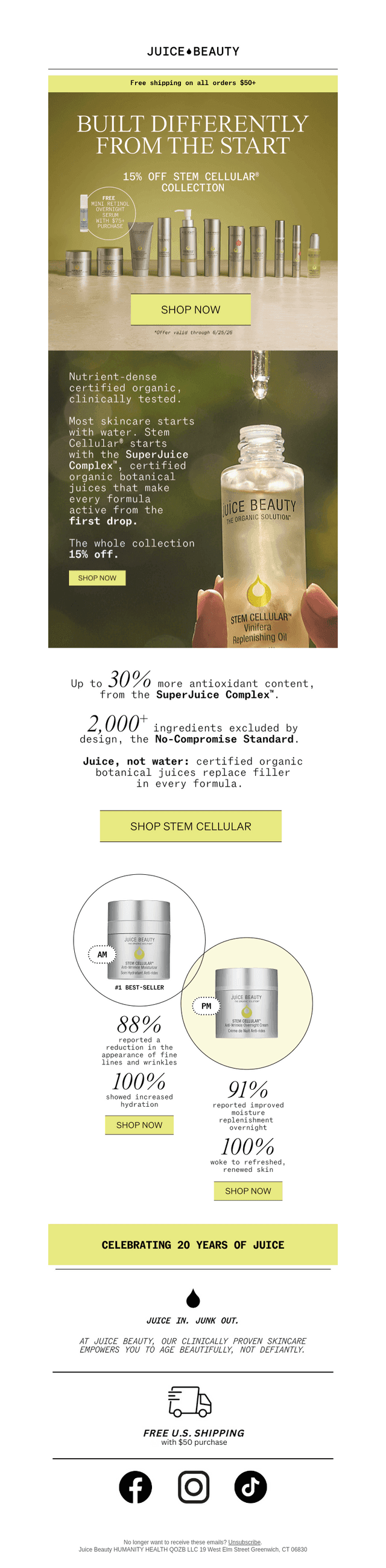 See why the Stem Cellular Collection is different.