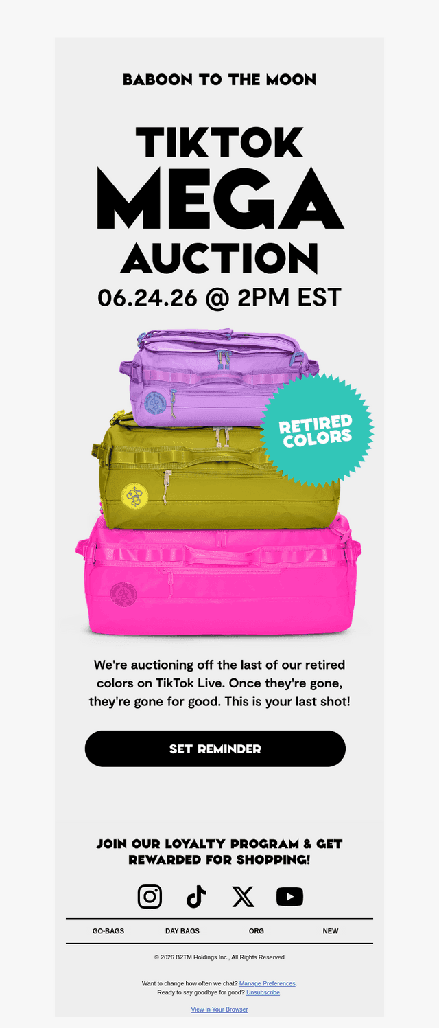 GET READY FOR OUR TIKTOK MEGA AUCTION