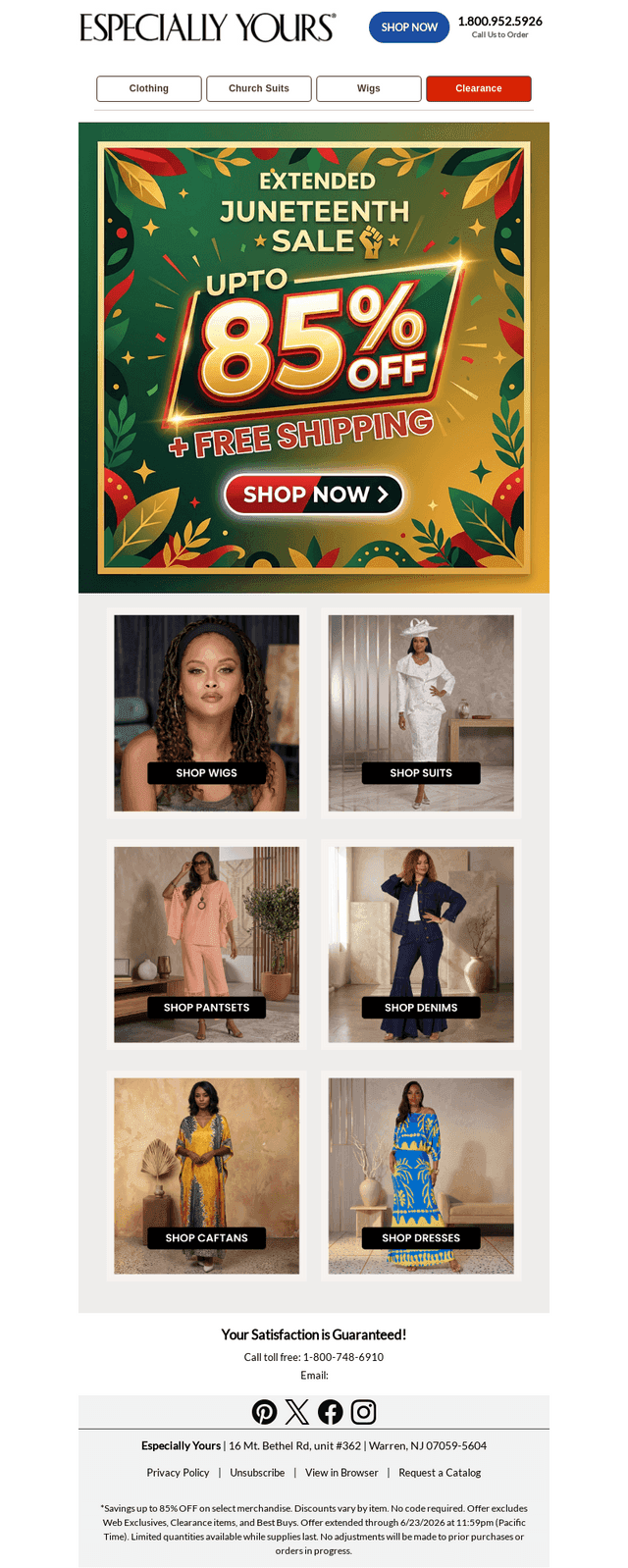 The Extended Juneteenth Sale Is On