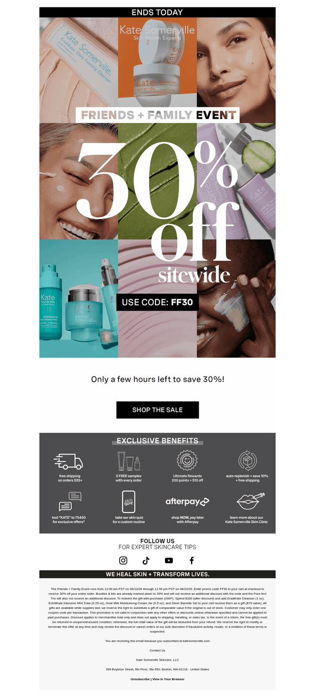 LAST CHANCE: 30% Off Everything