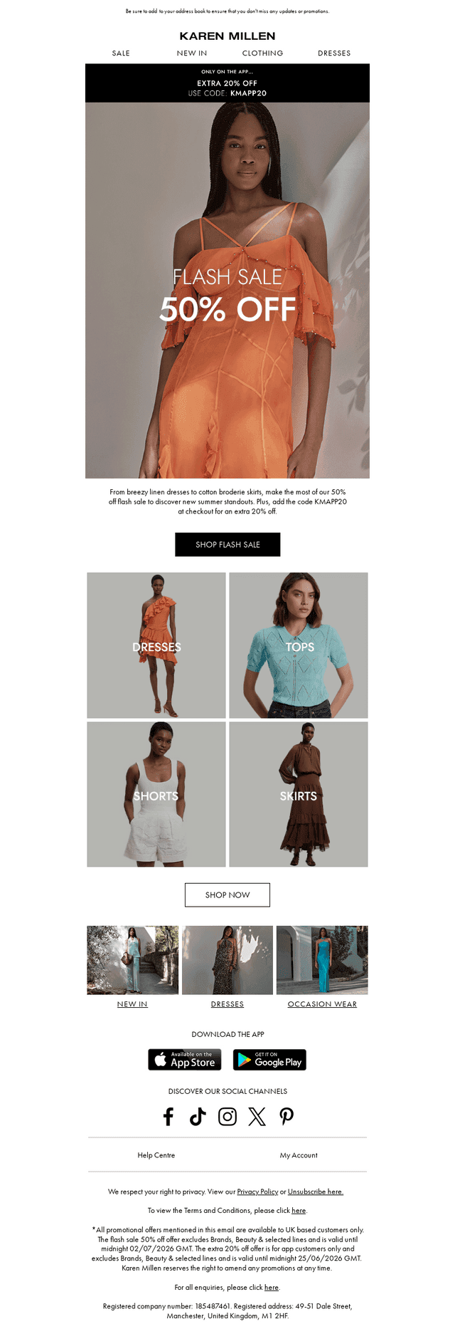 FLASH SALE | 50% off
