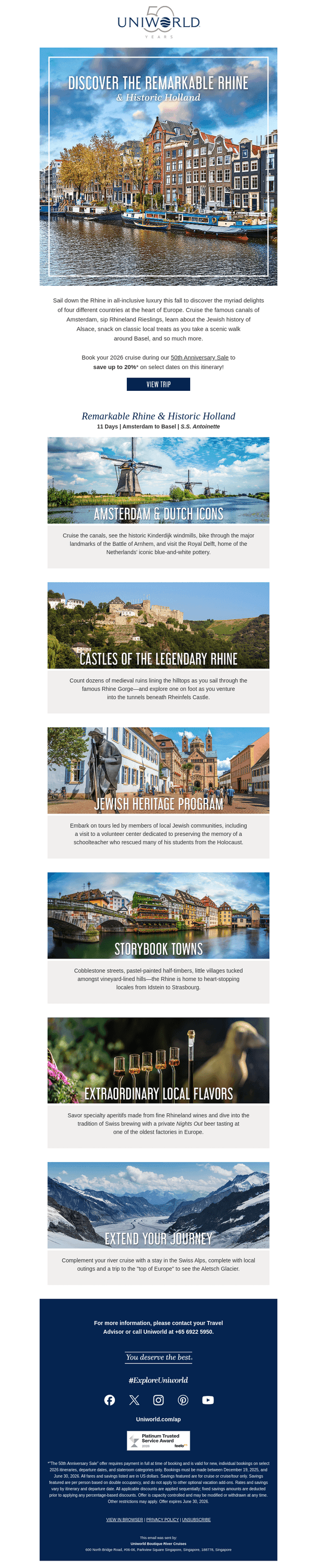 Four Countries. One Remarkable Cruise.