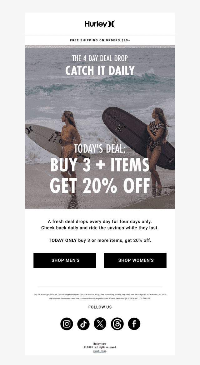 The 4 Day Deal Drop