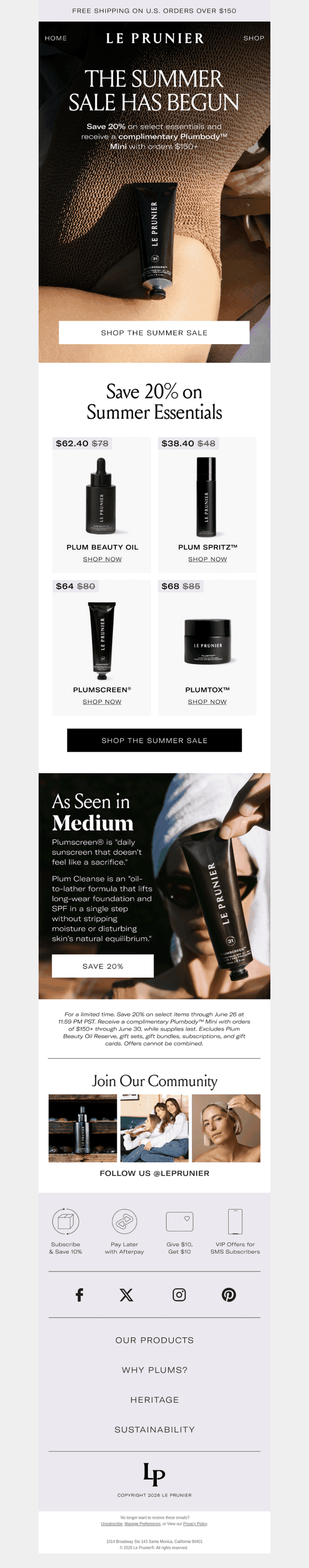 20% Off + Free Plumbody™ Mini