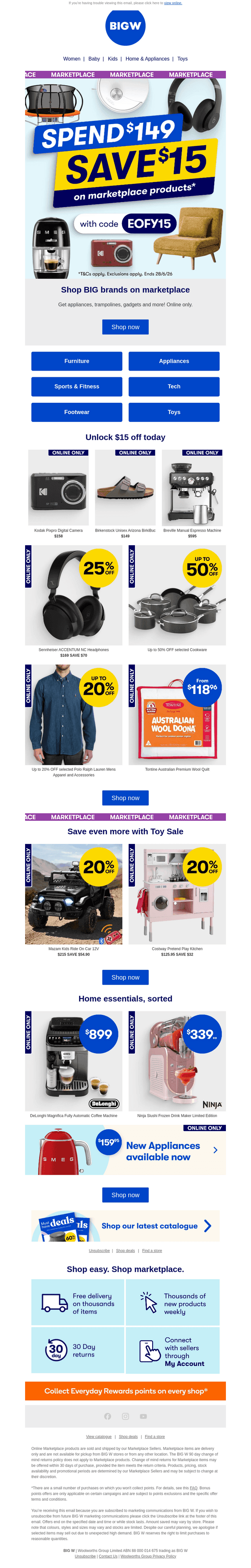 How good's $15 off? 😏