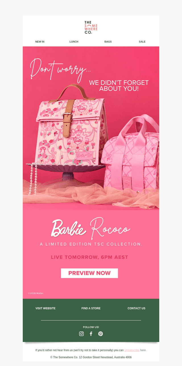 PINK can only mean one thing...