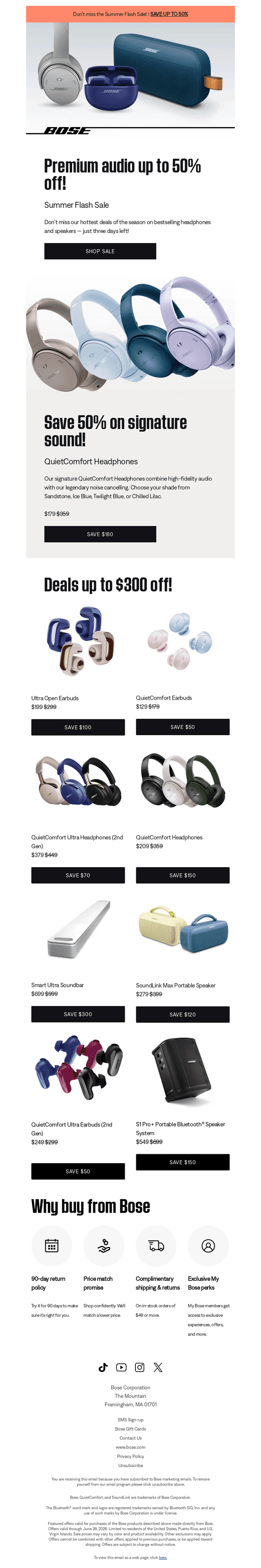 Bose email from Wed, Jun 24, 2026
