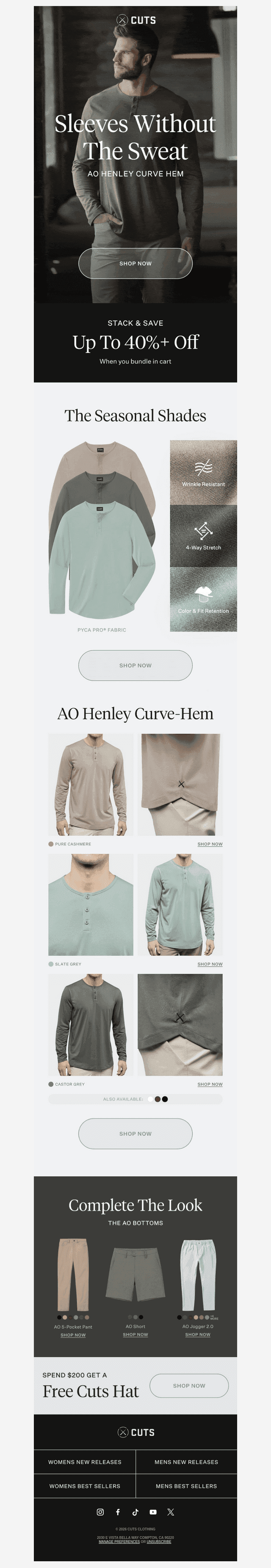 Long Days, Long Sleeves