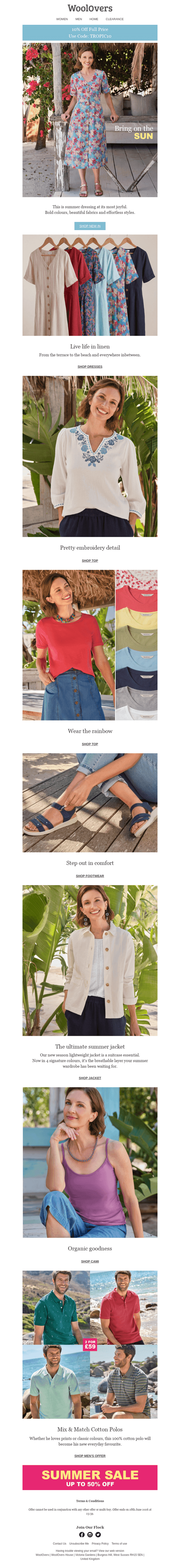 Bring On The Sun With 10% Off