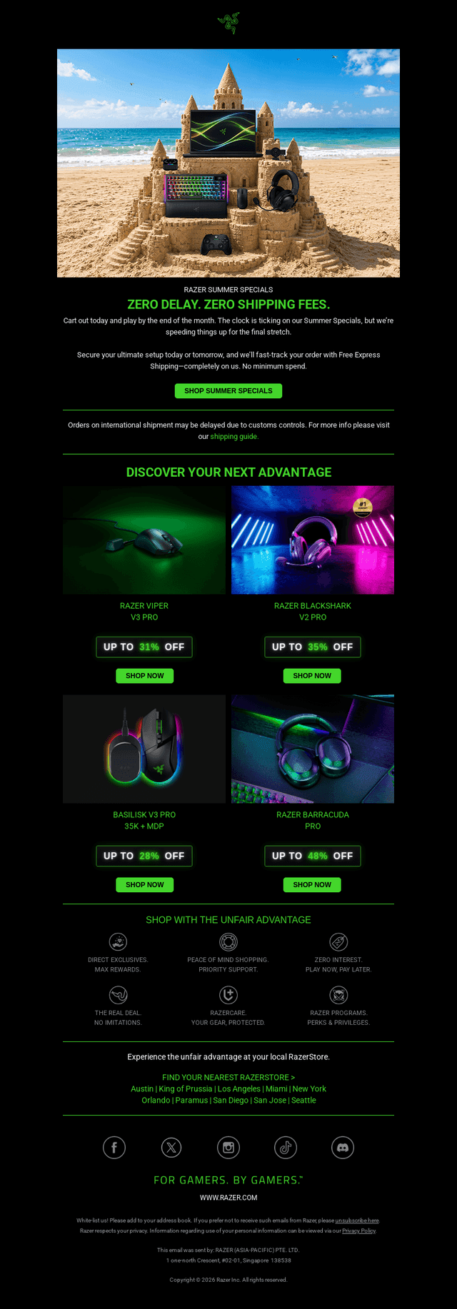 Razer email from Thu, Jun 25, 2026