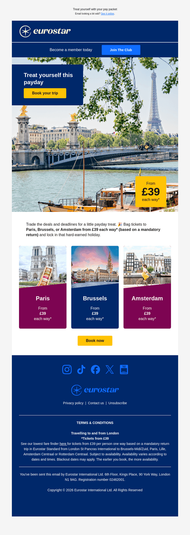 £39 Paris payday tix🗼