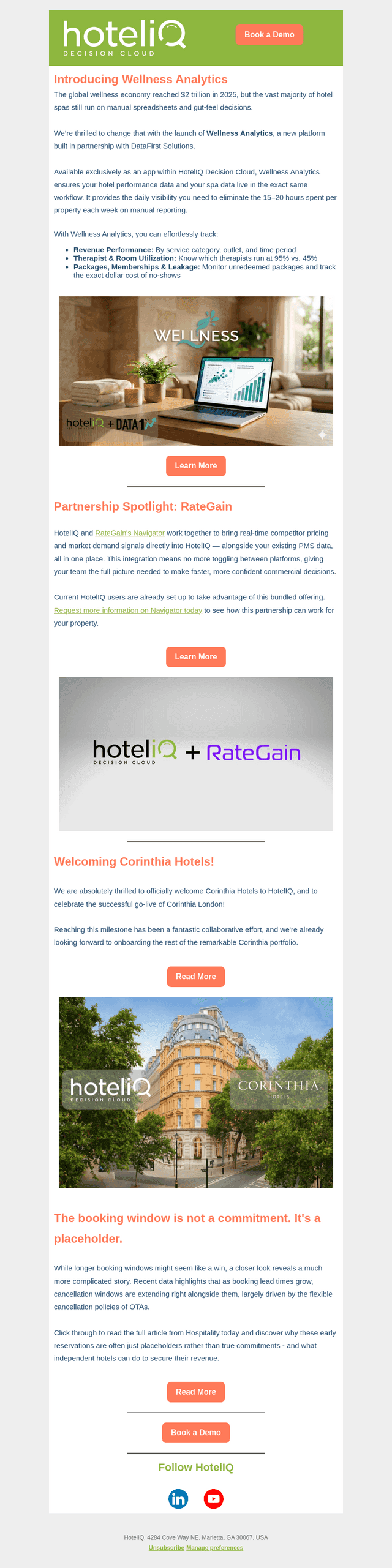 HotelIQ by Intelligent Hospitality email from Thu, Jun 25, 2026