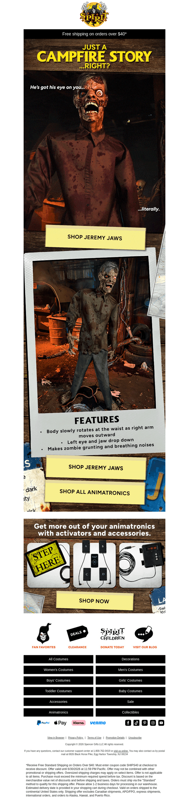 NEW Jeremy Jaws animatronic 🧟‍♂️