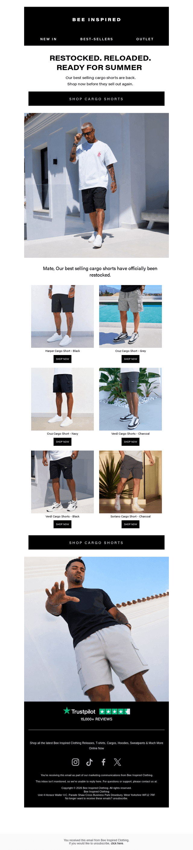 Summer’s #1 Cargo Shorts Are Back ☀️