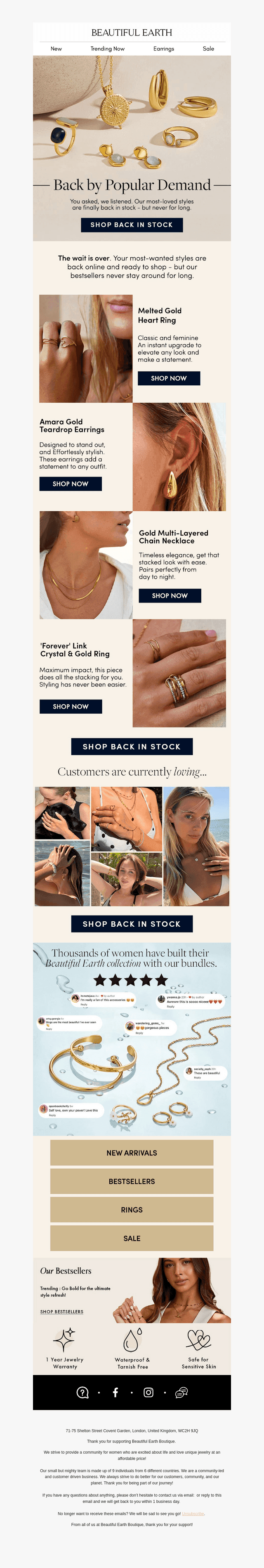 Beautiful Earth Boutique email from Thu, Jun 25, 2026