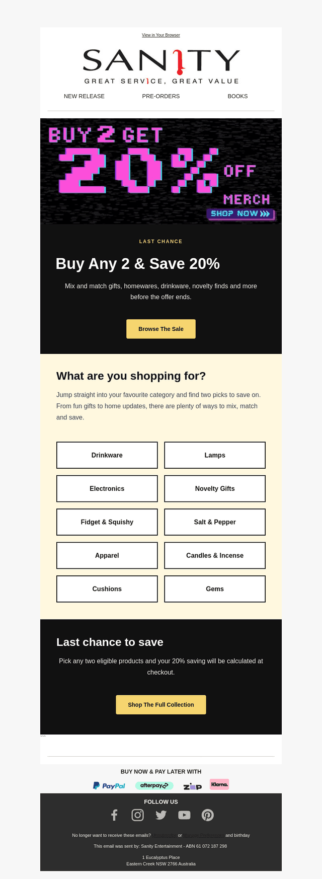 Sanity email from Thu, Jun 25, 2026