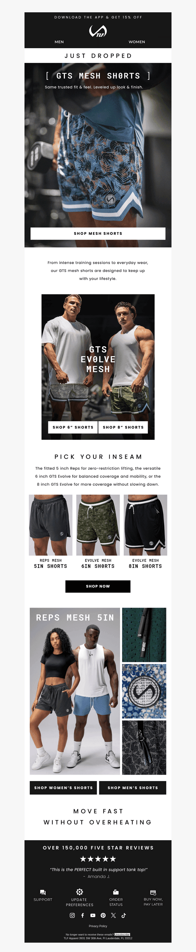 Just Dropped: New Mesh Shorts🔥