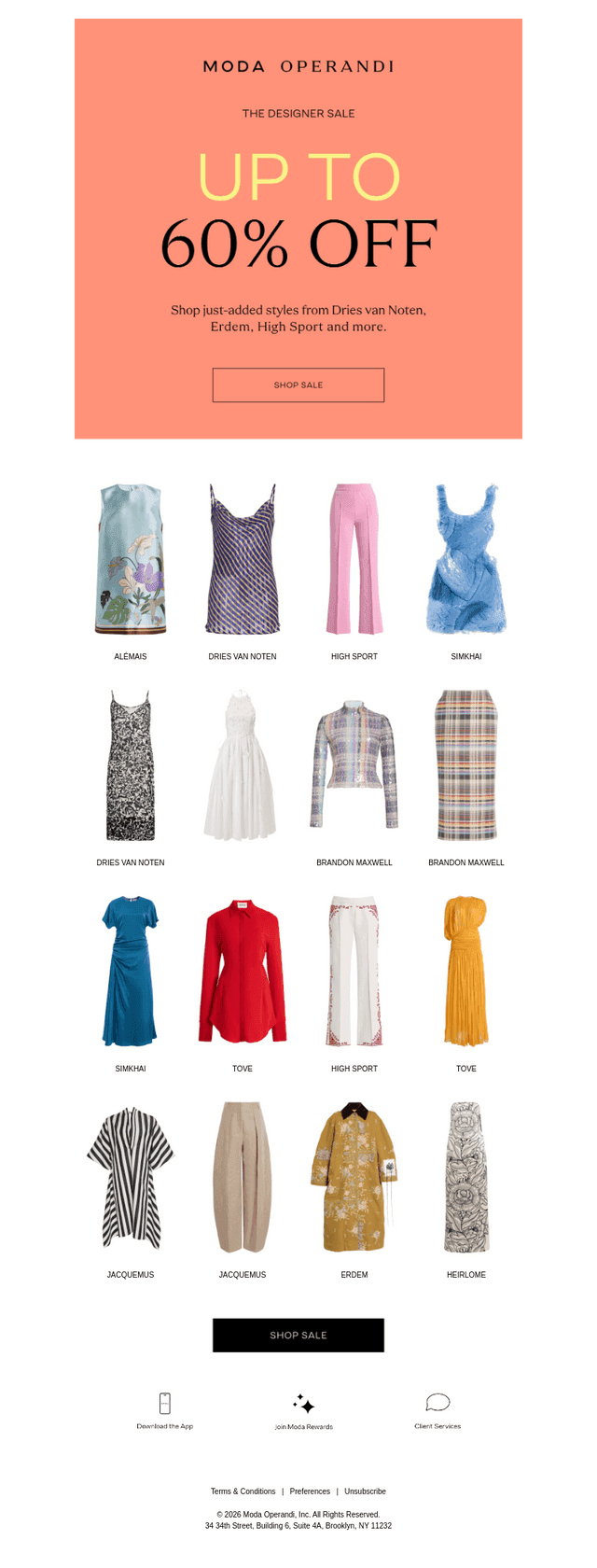 UP TO 60% OFF: New styles added