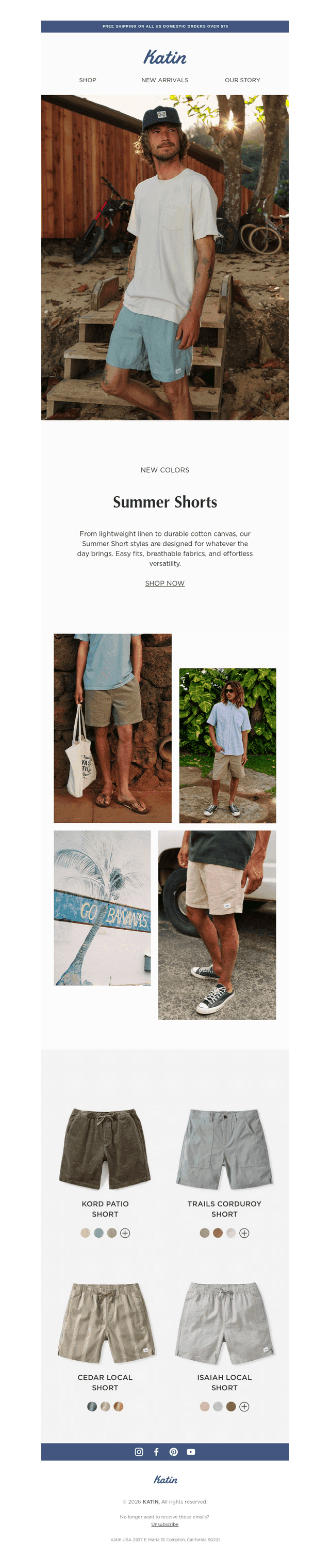 New Colors - Summer Short Styles