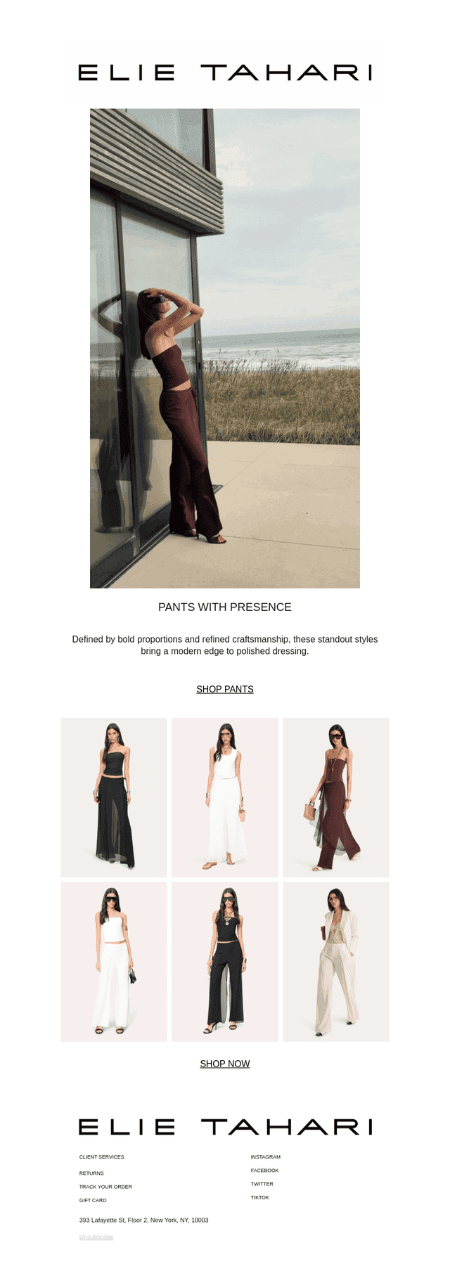 PANTS WITH PRESENCE
