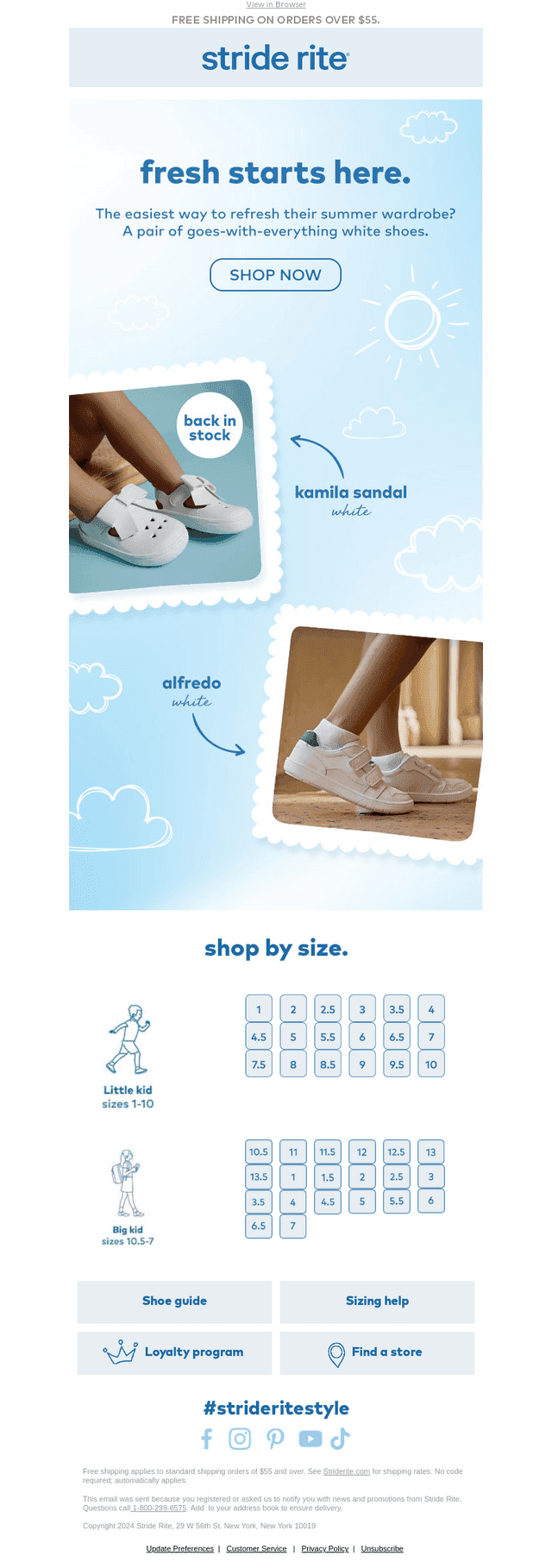 Stride Rite email from Fri, Jun 26, 2026