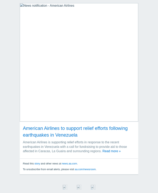 American Airlines email from Fri, Jun 26, 2026