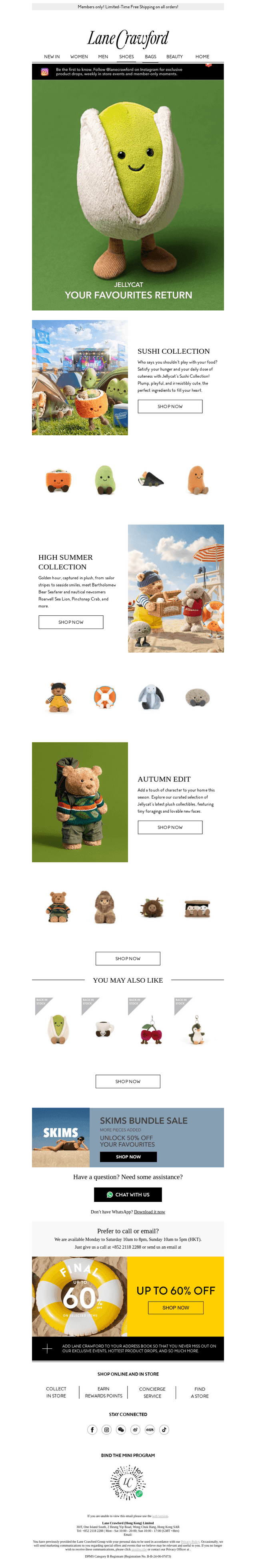Jellycat Is Back. Your Favourite Returns.
