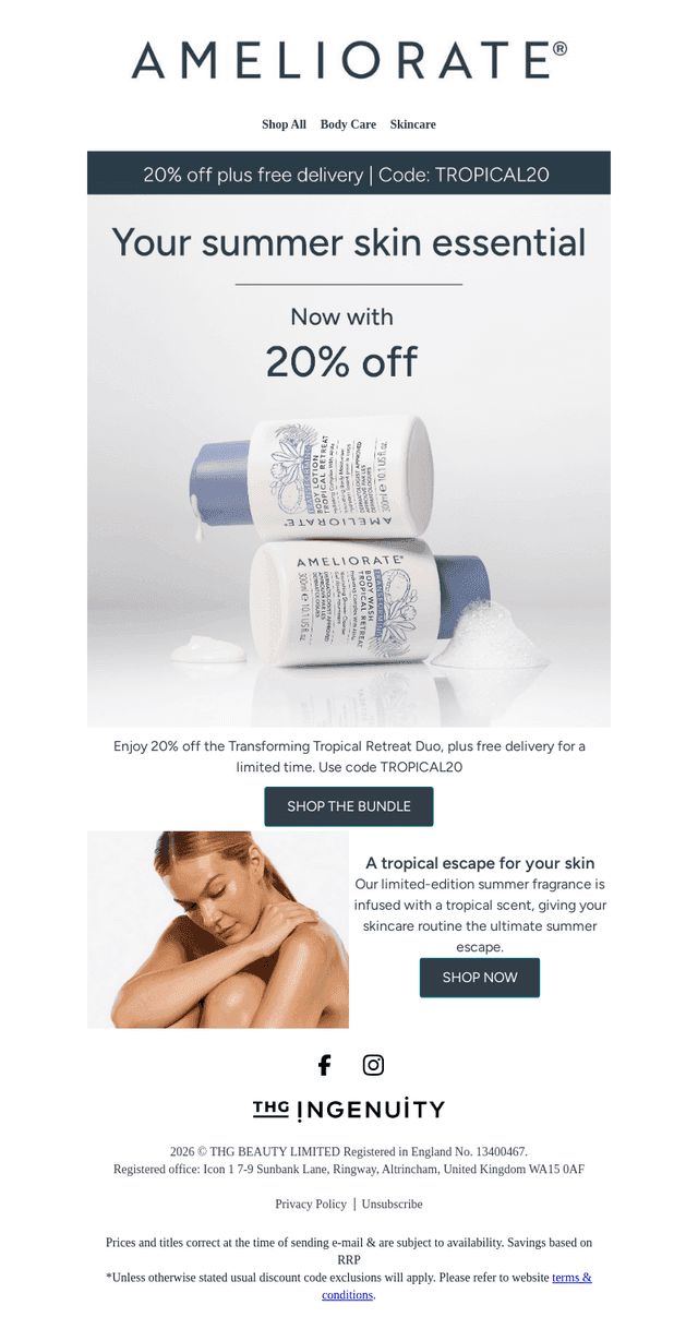 Ameliorate UK email from Sat, Jun 27, 2026