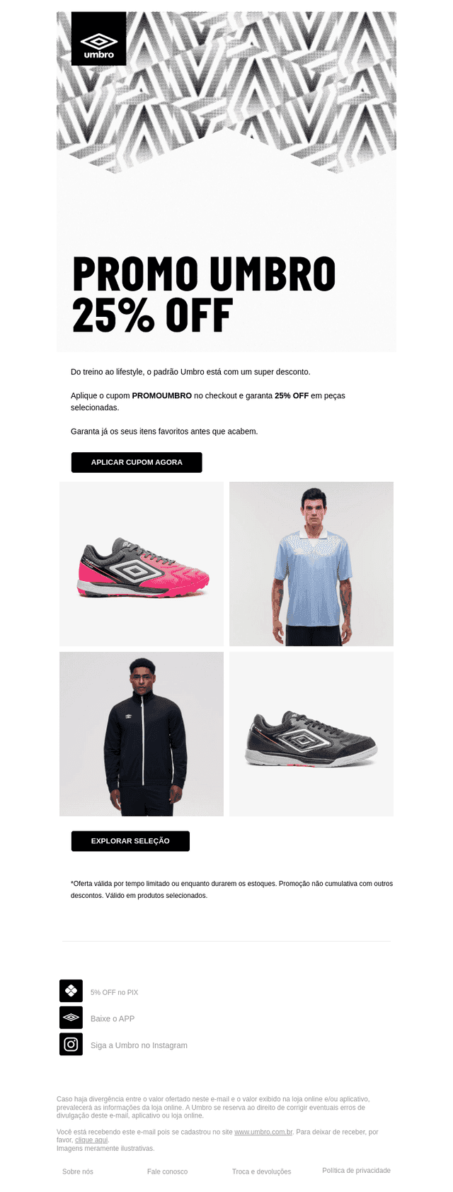 25% OFF Extra: dê um upgrade no seu visual
