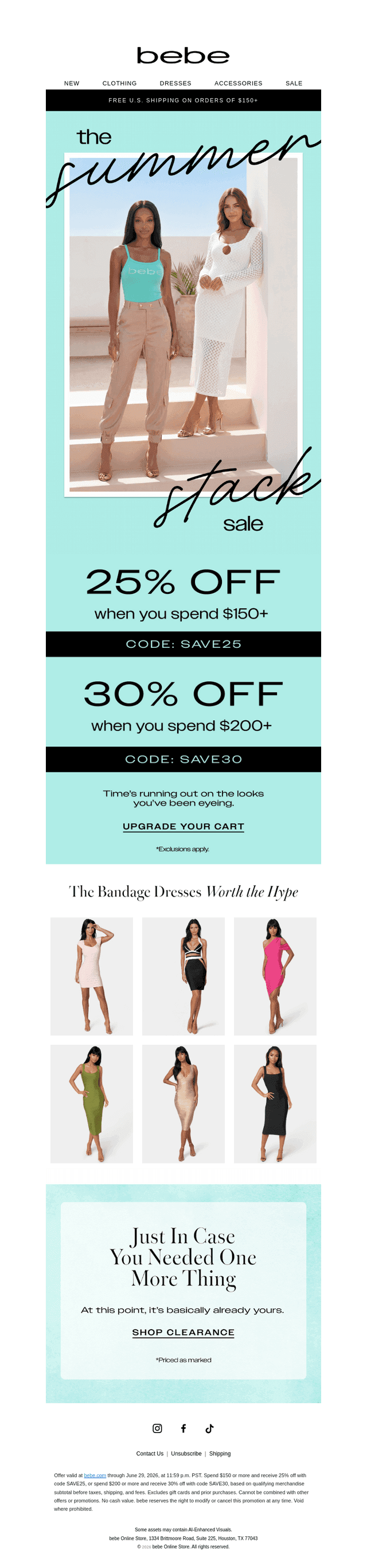 ICYMI: 30% OFF $200+ | 25% OFF $150+ 🌟