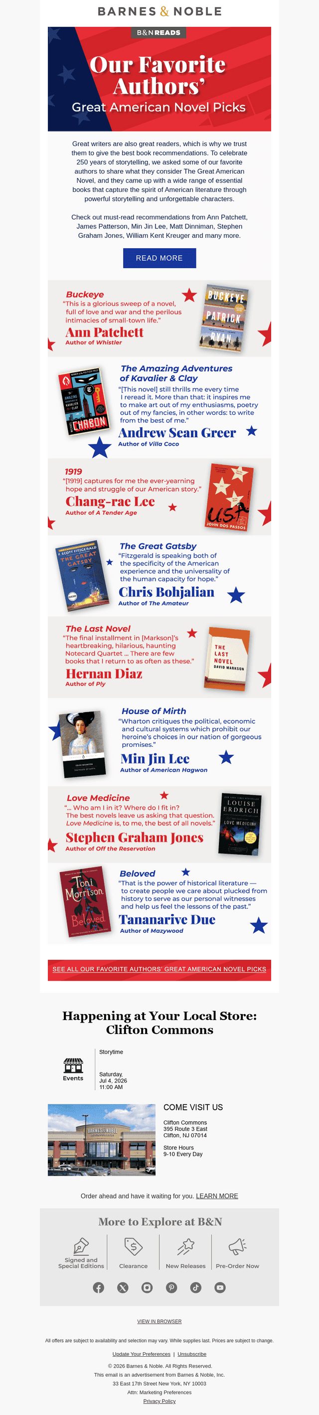 Our Favorite Authors Recommend…
