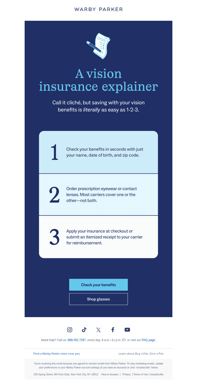 We made vision insurance easy