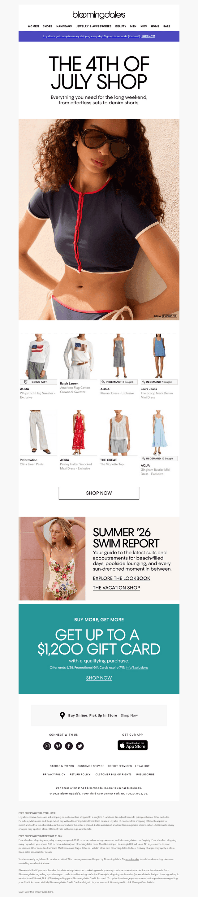 Inside: All your looks for the 4th