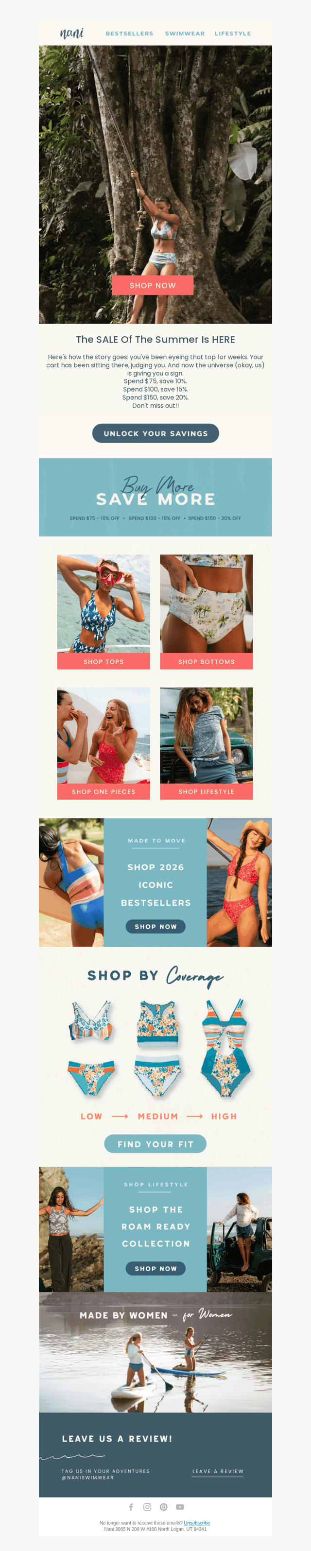 Nani Swimwear email from Sun, Jun 28, 2026