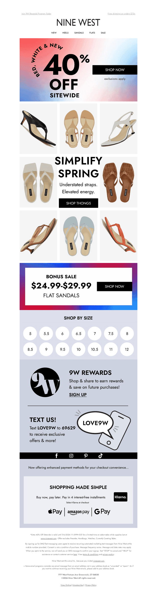 40% OFF Trending Thong Sandals