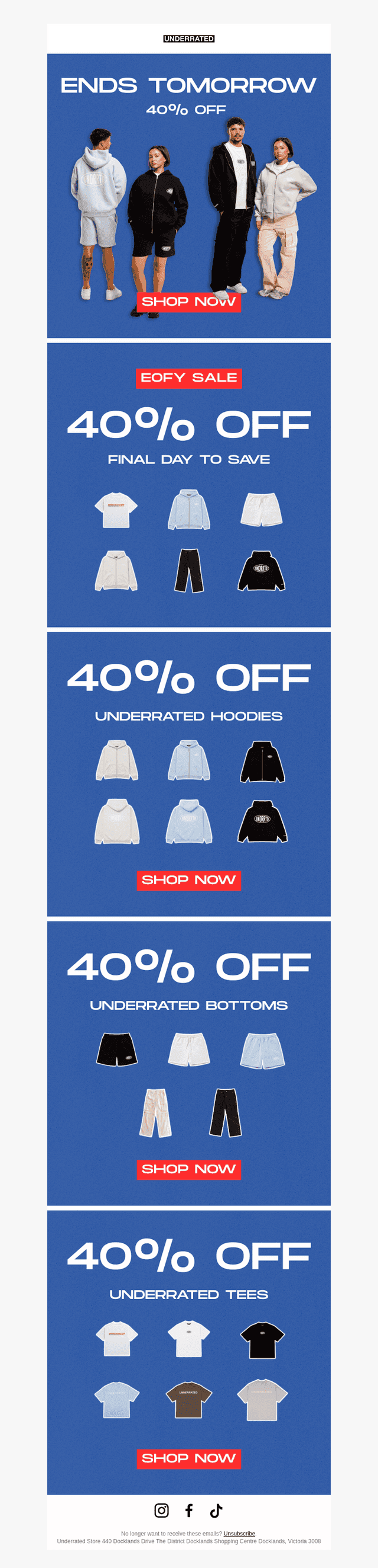 EOFY SALE | ENDS TOMORROW