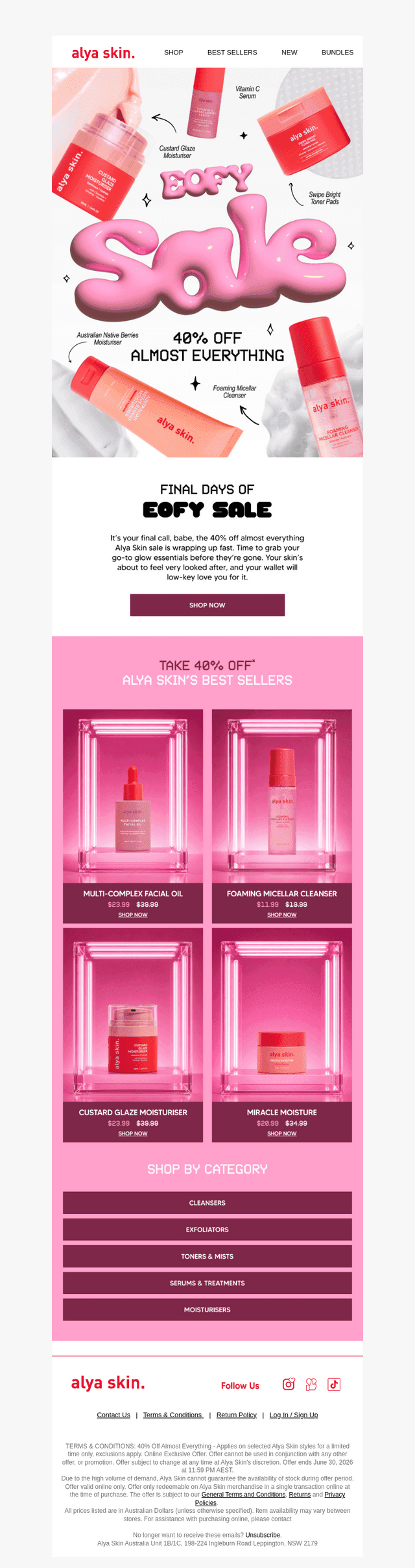 Last Chance: 40% Off Almost Everything ⏰