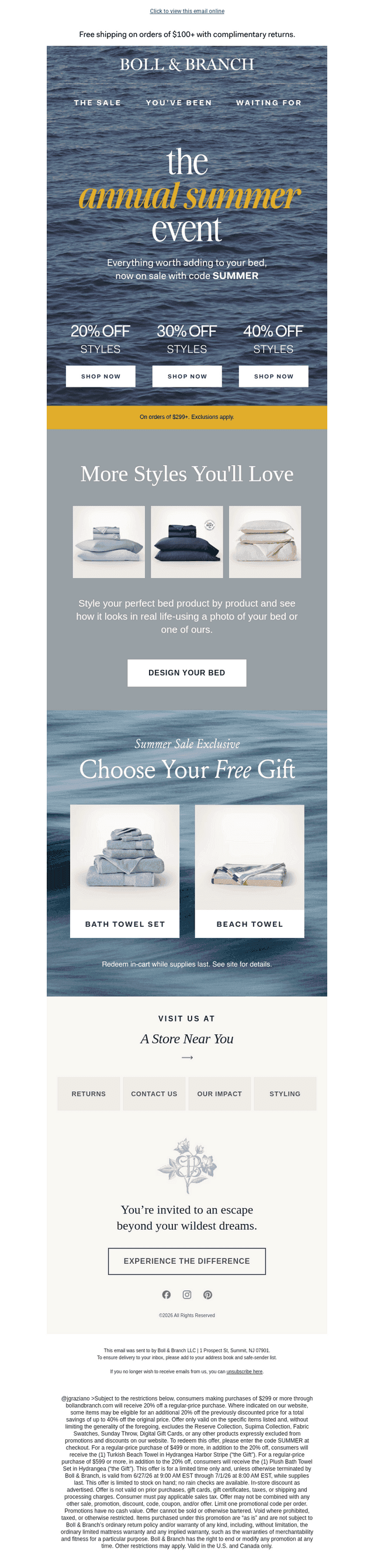 20-40% off your summer reset